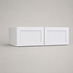 36 in White Shaker Bridge Cabinet