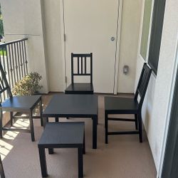 Coffee Table And Chair Set 