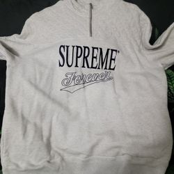 Supreme Forever Half Zip Sweater