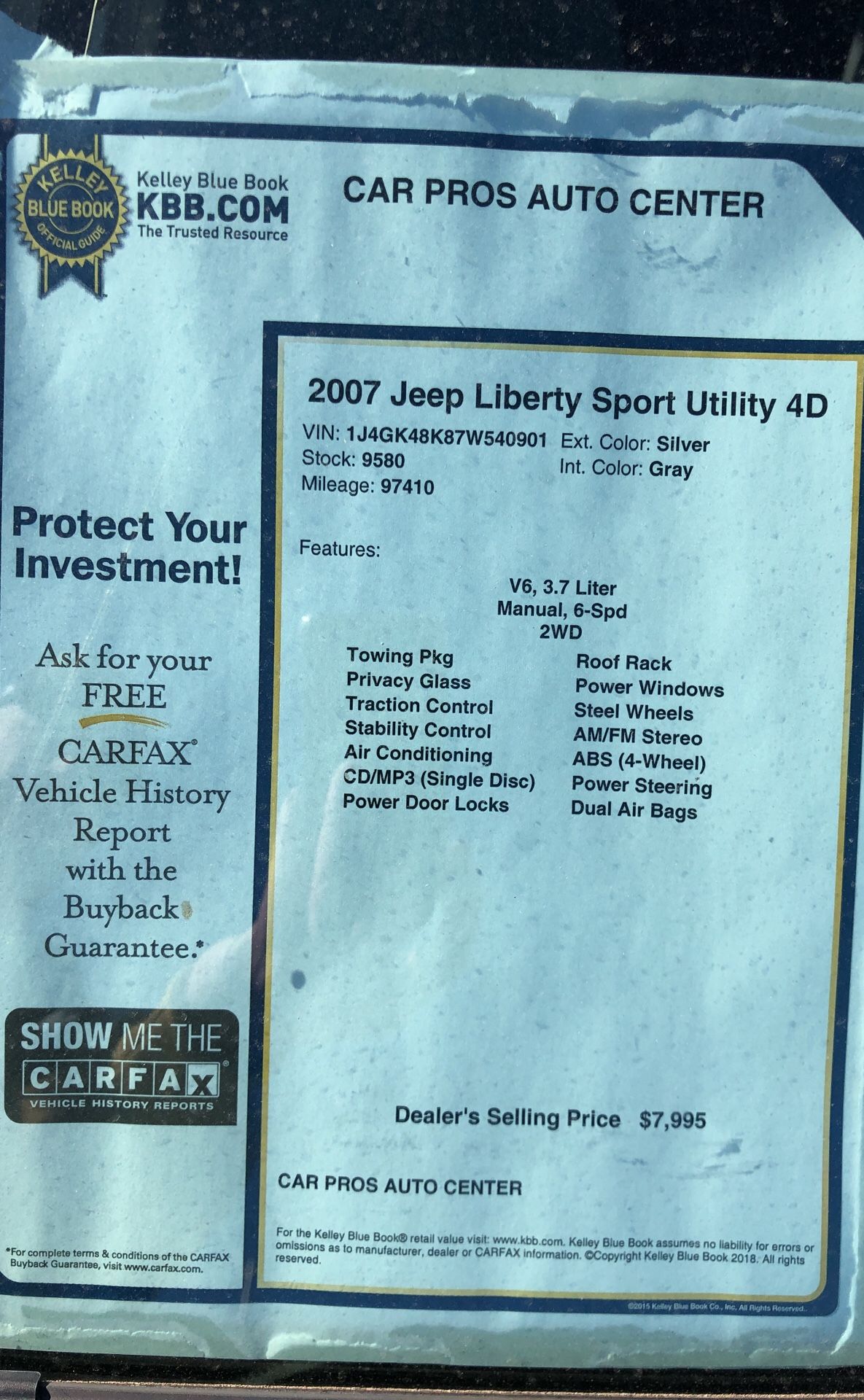 2007 Jeep Liberty