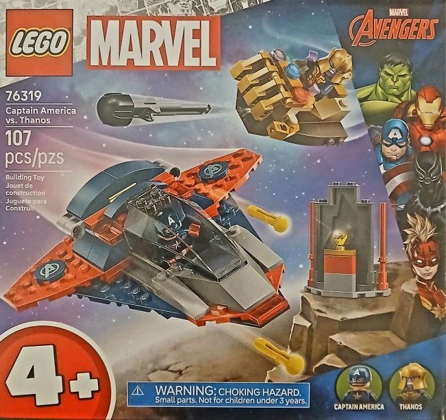 💥 BRAND NEW LEGO Marvel Captain America vs. Thanos (76319) 🛡️