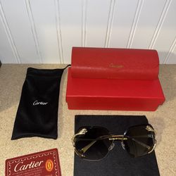 Cartier Luxury Sun Glasses 