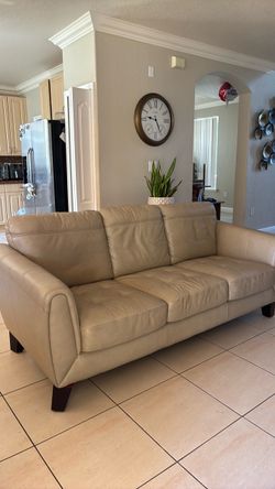 Contemporary beige sofa