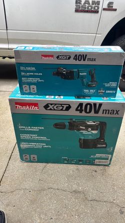 2- Makita  CHT 40V AVT Rotary Hammer