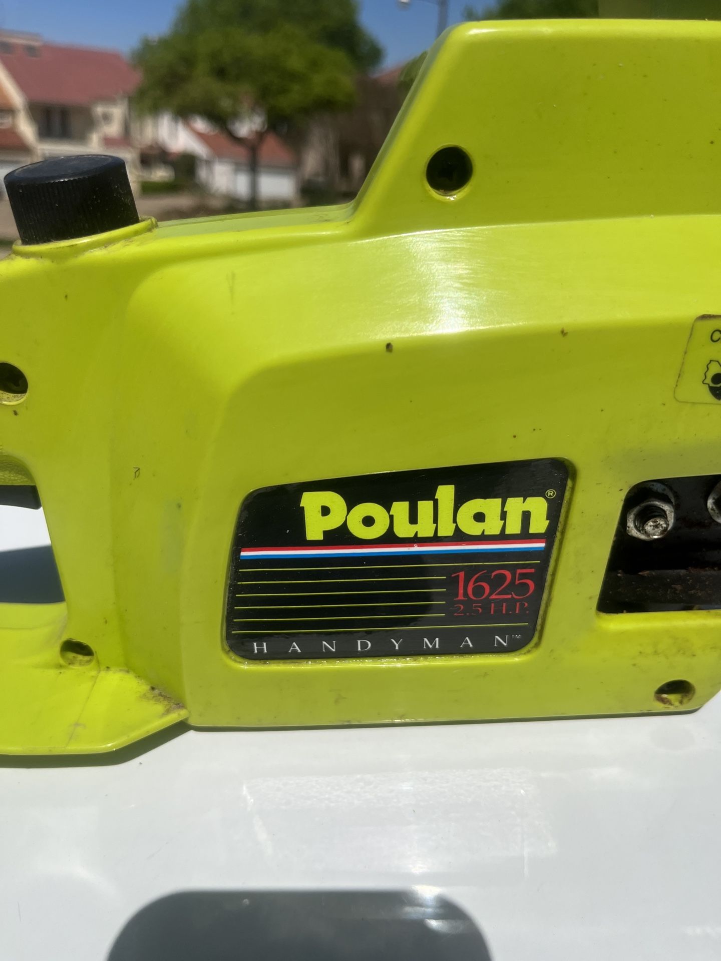 Poulan 16 Electric Chain Saw 2.5 HP Model 1625 Works Great for