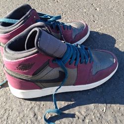 Purple Air Jordans  Size 7½