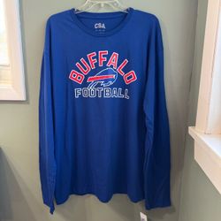 NEW Buffalo Bills Football Long Sleeve Shirt NFL Team Apparel Men’s XL