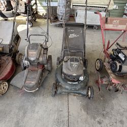 Lawn Mowers And Tiller