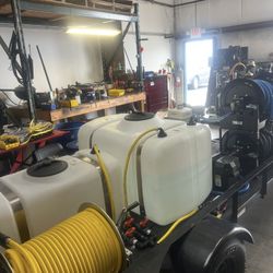 Soft And Power Washing Set-up