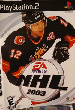 PS2 NHL 2003. PlayStation 2 Video Game Hockey