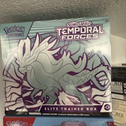 Pokémon Sealed ETB Temporal Forces