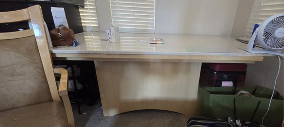 Marble Table With 6 Chairs