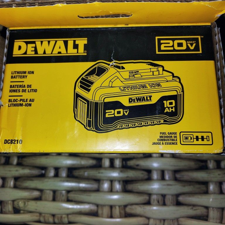 DeWalt 20v 10AH Lithium-Ion Battery