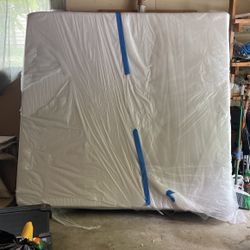 King Mattress and spring box