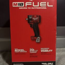 Milwaukee M18 FUEL GEN-3 18V Lithium-Ion Brushless Cordless 3/8 in. Compact Impact Wrench with Friction Ring (Tool-Only)