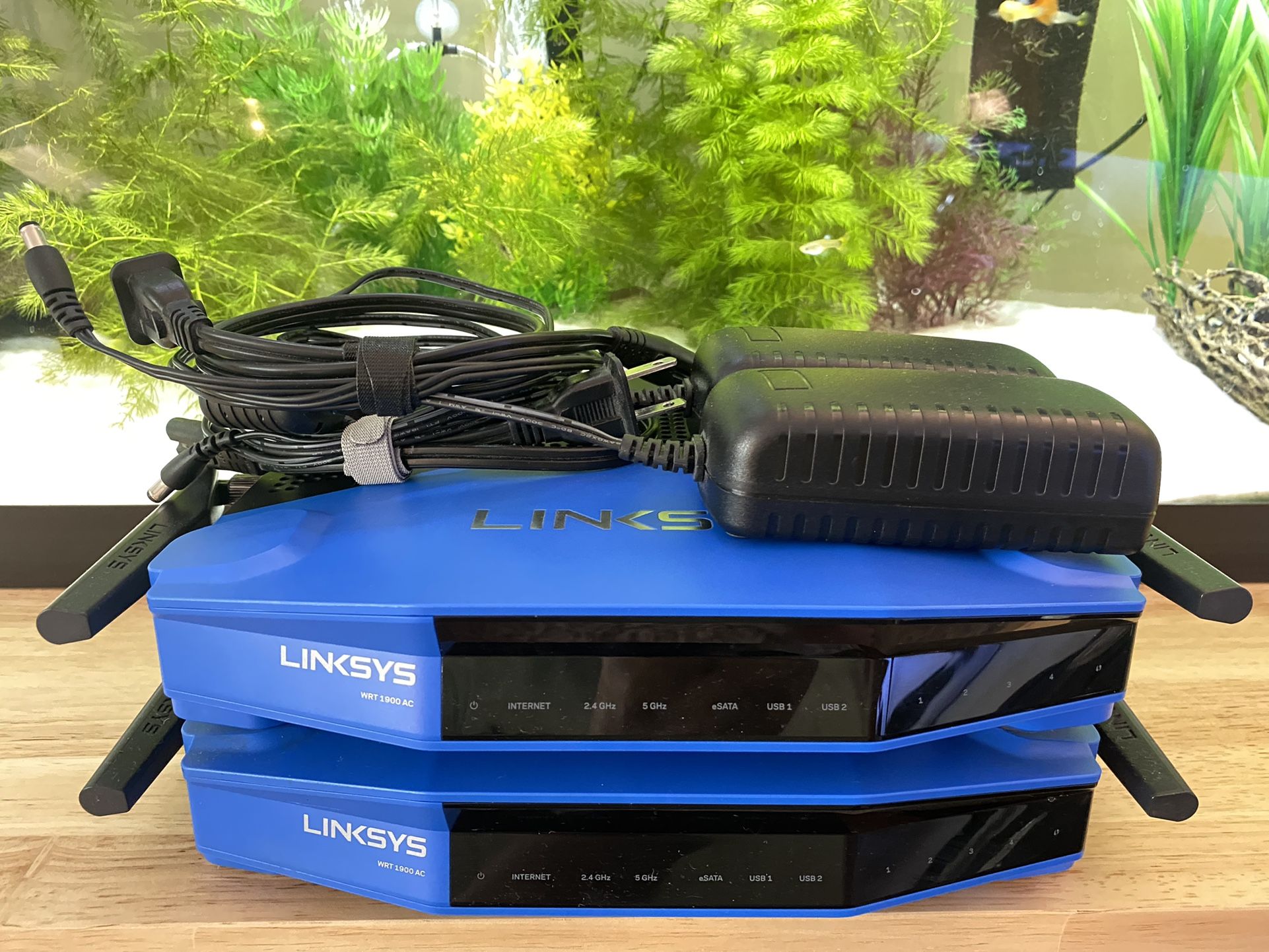Two Linksys WRT 1900AC Routers
