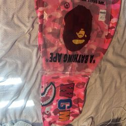 Pink Bape Hoodie