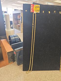 10k Gold Rope Necklace