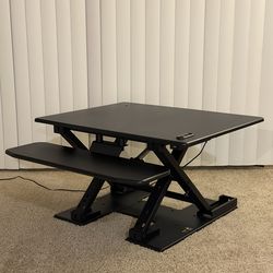 Sit stand table top electric. Adjustable table