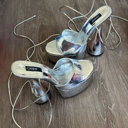 Metallic Heels