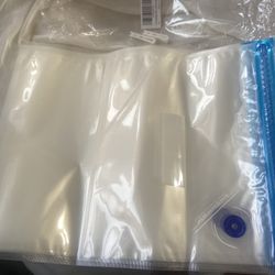 Vacuum seal bags 19 pieces, 2 sealing clips.