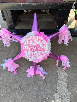 B-day bows / moño tambor piñata