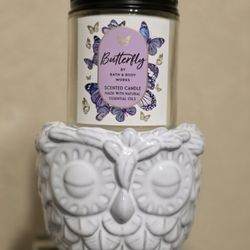 OWL CANDLEHOLDER 