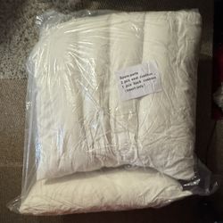 Couch cushion pillows (2 seat cushions + 1 back cushion)