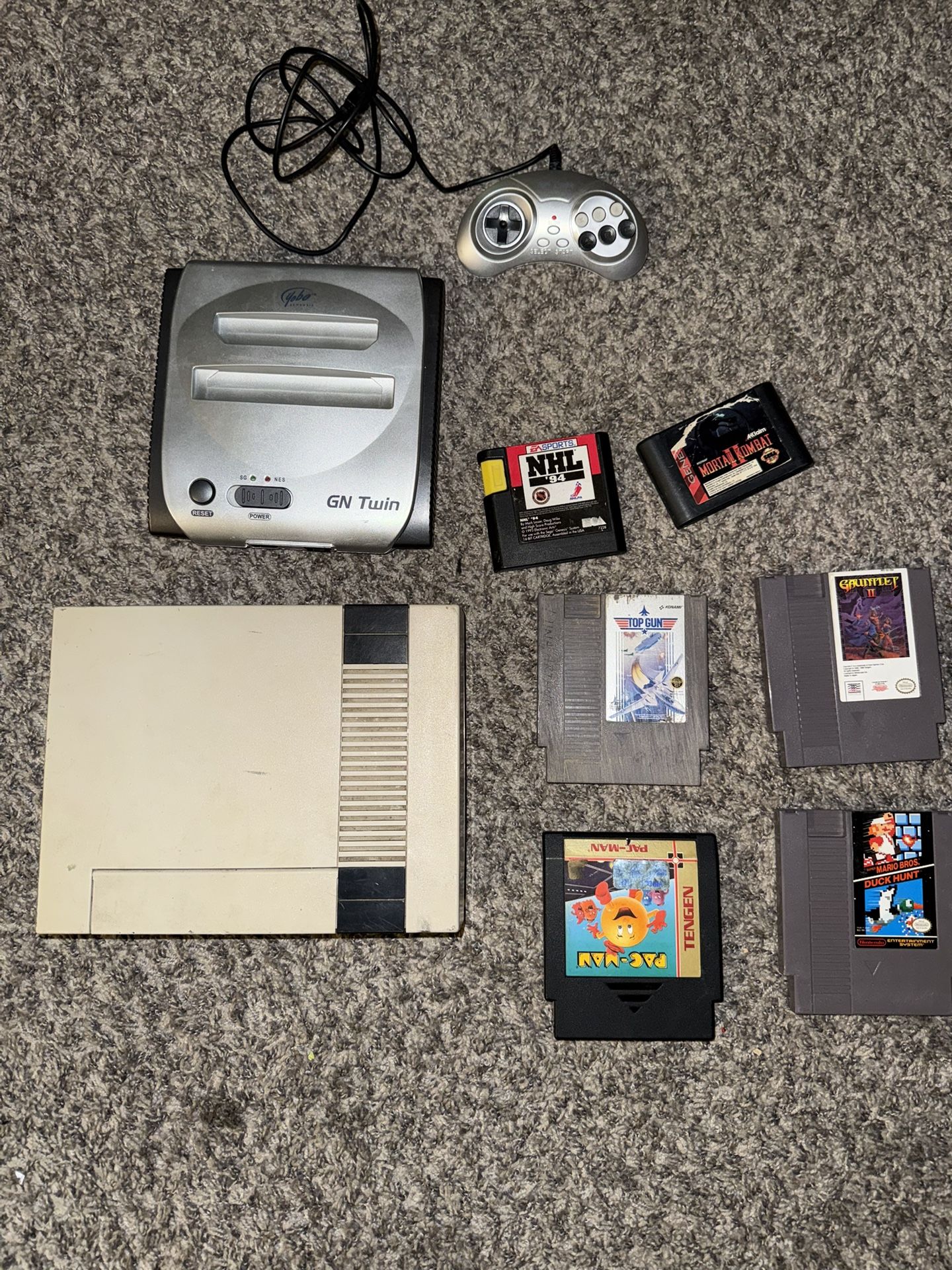 Original Nintendo NES And GN Twin With Games