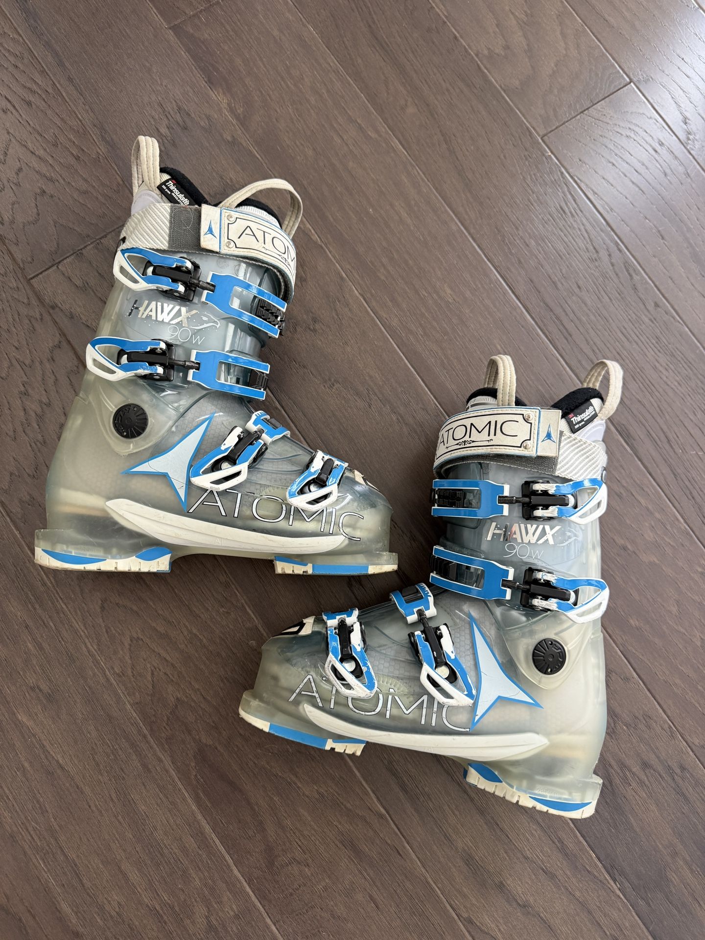ATOMIC HAWX 90 SKI BOOTS Woman’s Ladies Size 24.5