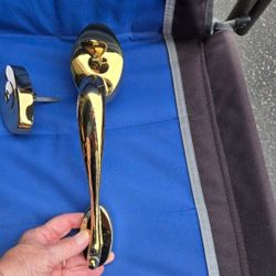 Weslock Lexington Front Door Entry Polished Brass 