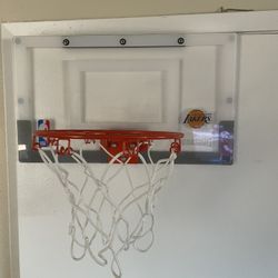 Mini Lakers Door Basketball Hoop 