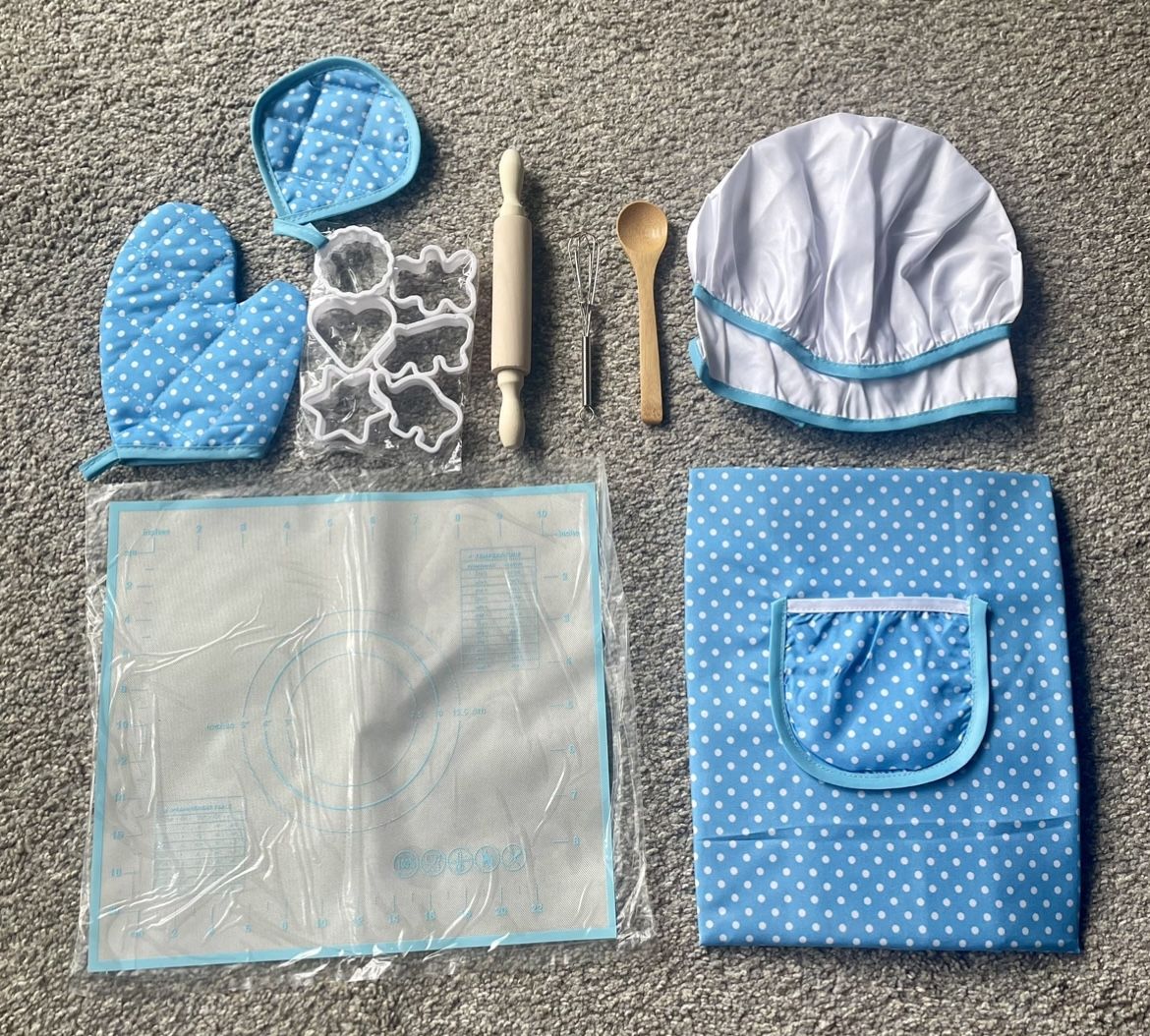 Kid’s Children Play Kitchen Cooking Baking Chef Set