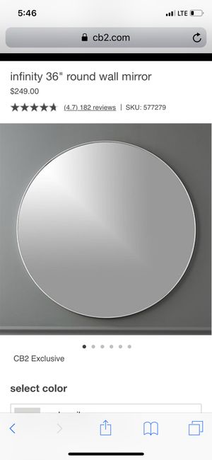 Cb2 36 Round Wall Infinity Mirror For In Seattle Wa Offerup - Cb2 Infinity Mirror Round Cb2 36 Round Wall Infinity Mirror For In Seattle Wa Offerup - Cb2 Infinity Mirror Round