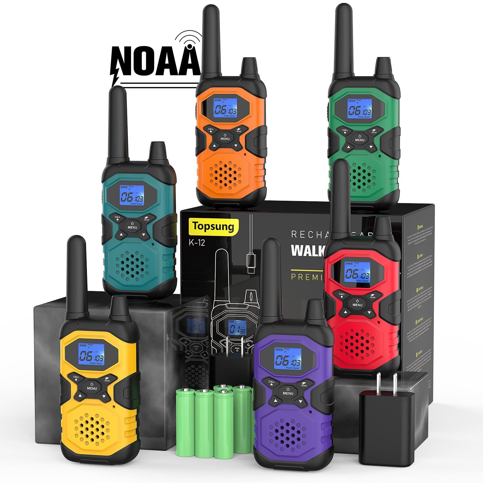 Topsung Rechargeable Walkie Talkies
