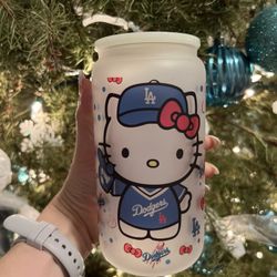 Hello Kitty Glass Cup