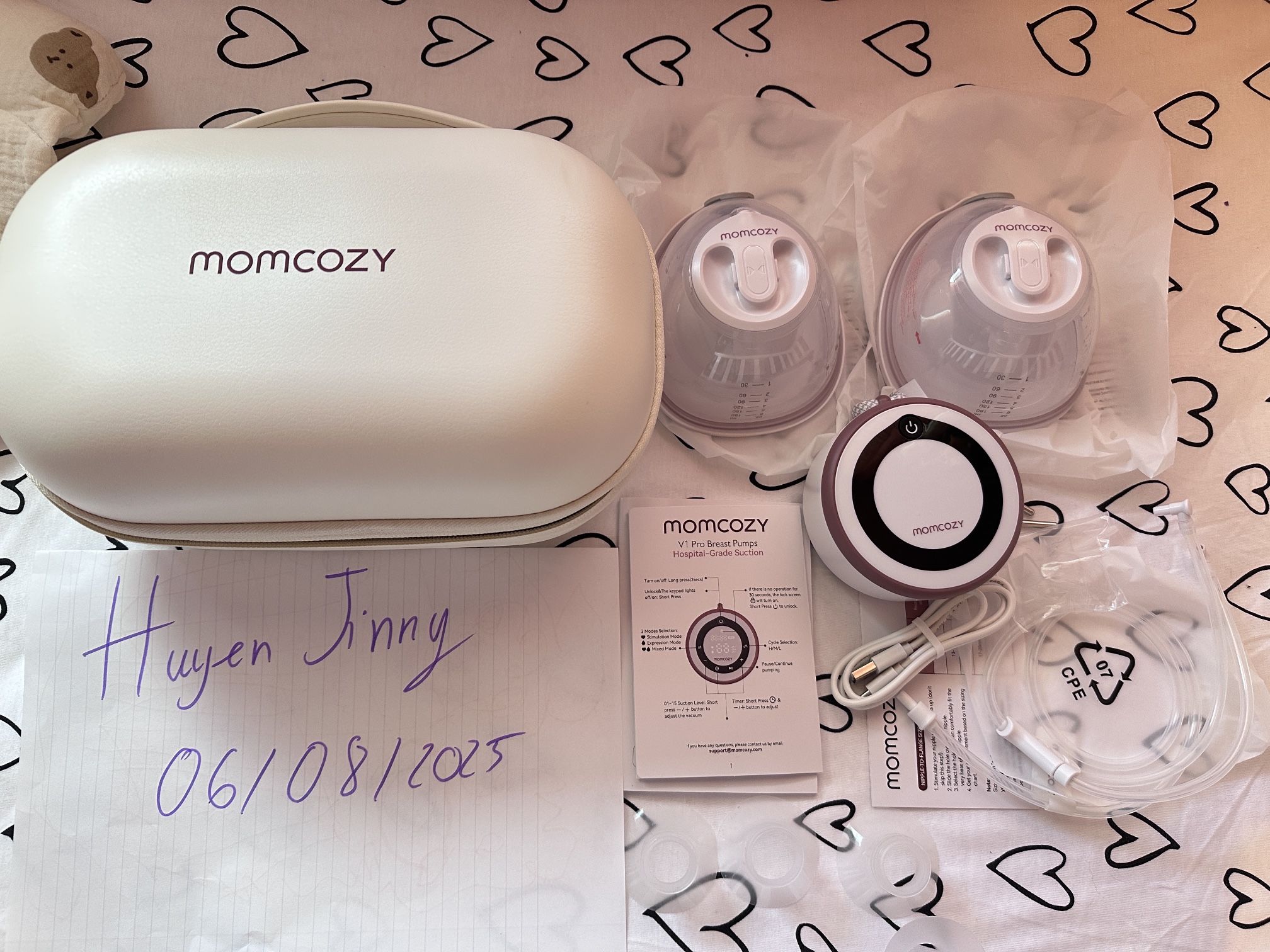 Momcozy Breast Pump V1 Pro Hospital-Grade (WHITE COLOR)