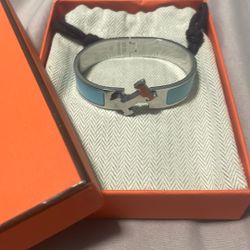 Hermès Clic Clac H Bracelet Tiffany Blue