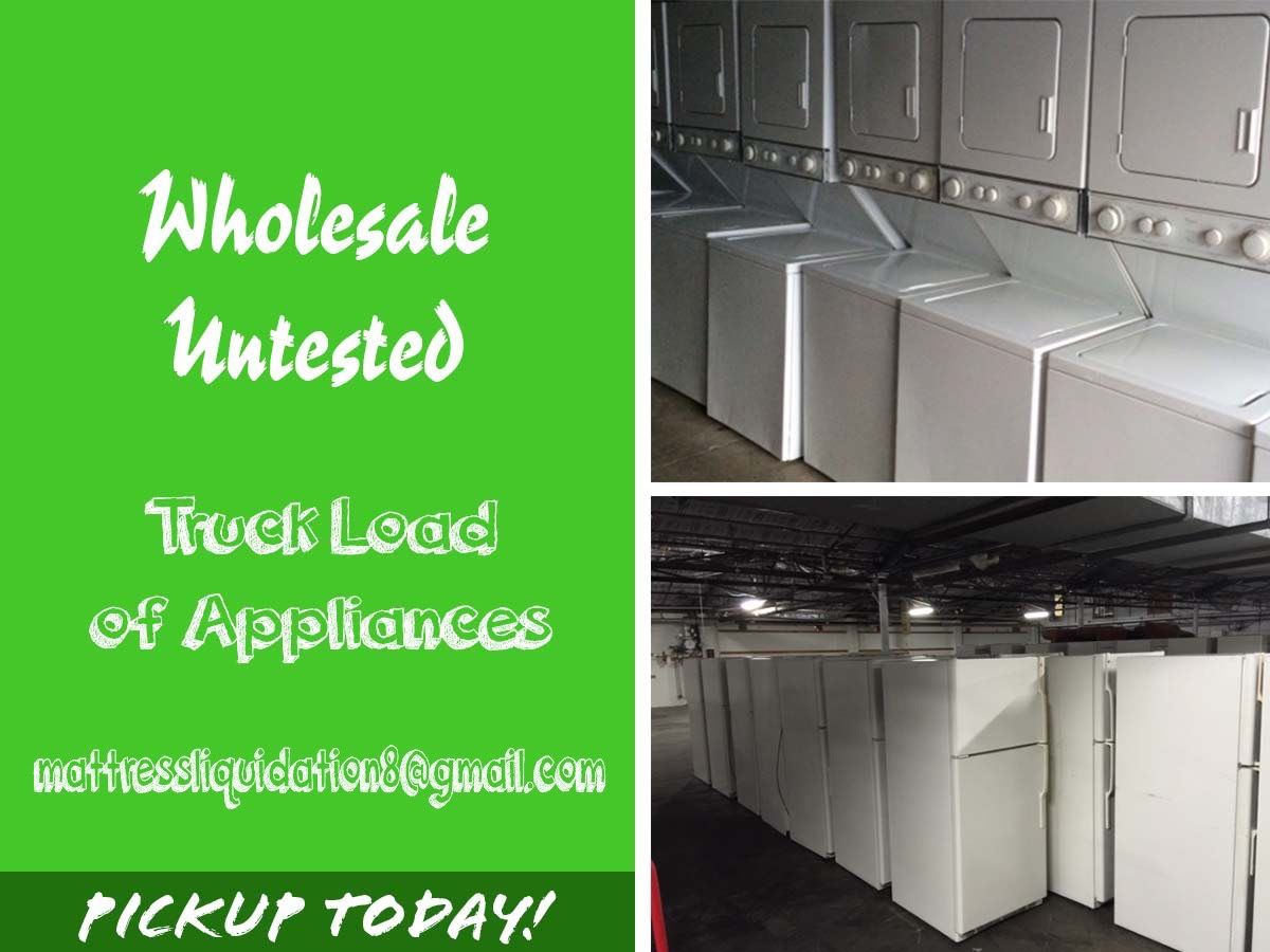 Wholesale Untested Appliances