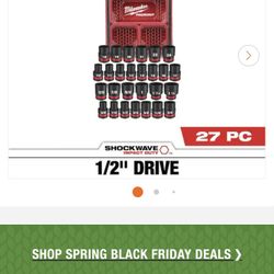 Milwaukee Impact PACKOUT Socket Set