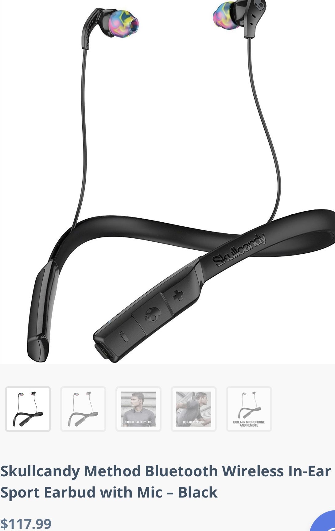 Bluetooth Skullcandy Earbuds