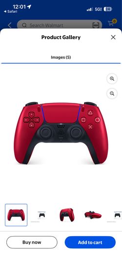 Red ps5 controller