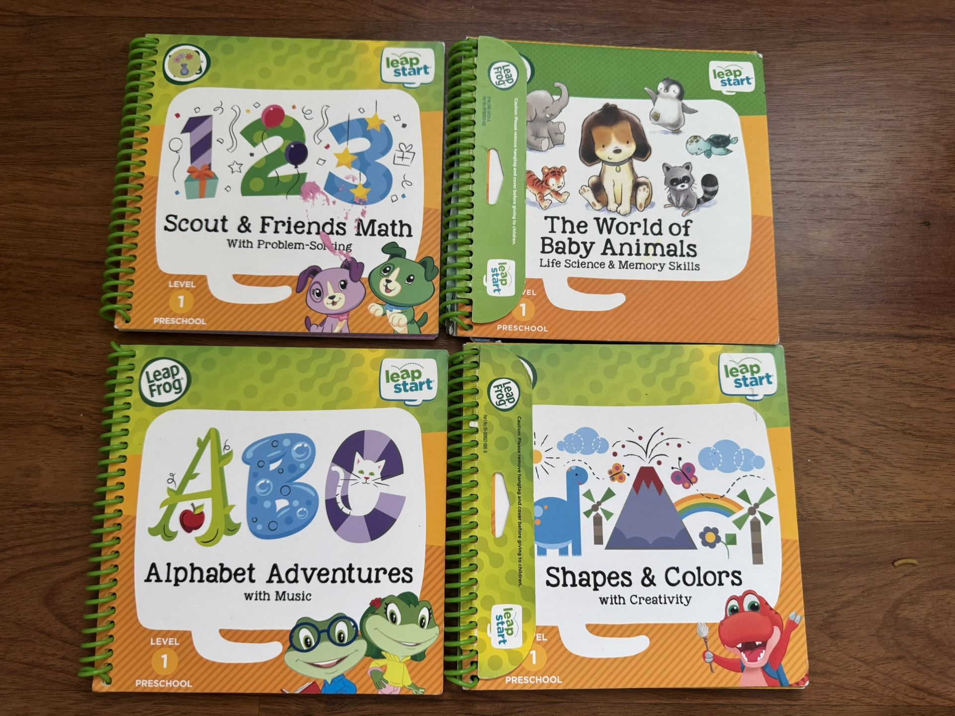 LeapFrog LeapStart Preschool 4-in-1 Activity Book Bundle