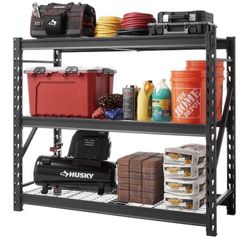 TWO Husky Industrial Steel Shelving Unit – Brand New (7500 lb Capacity)