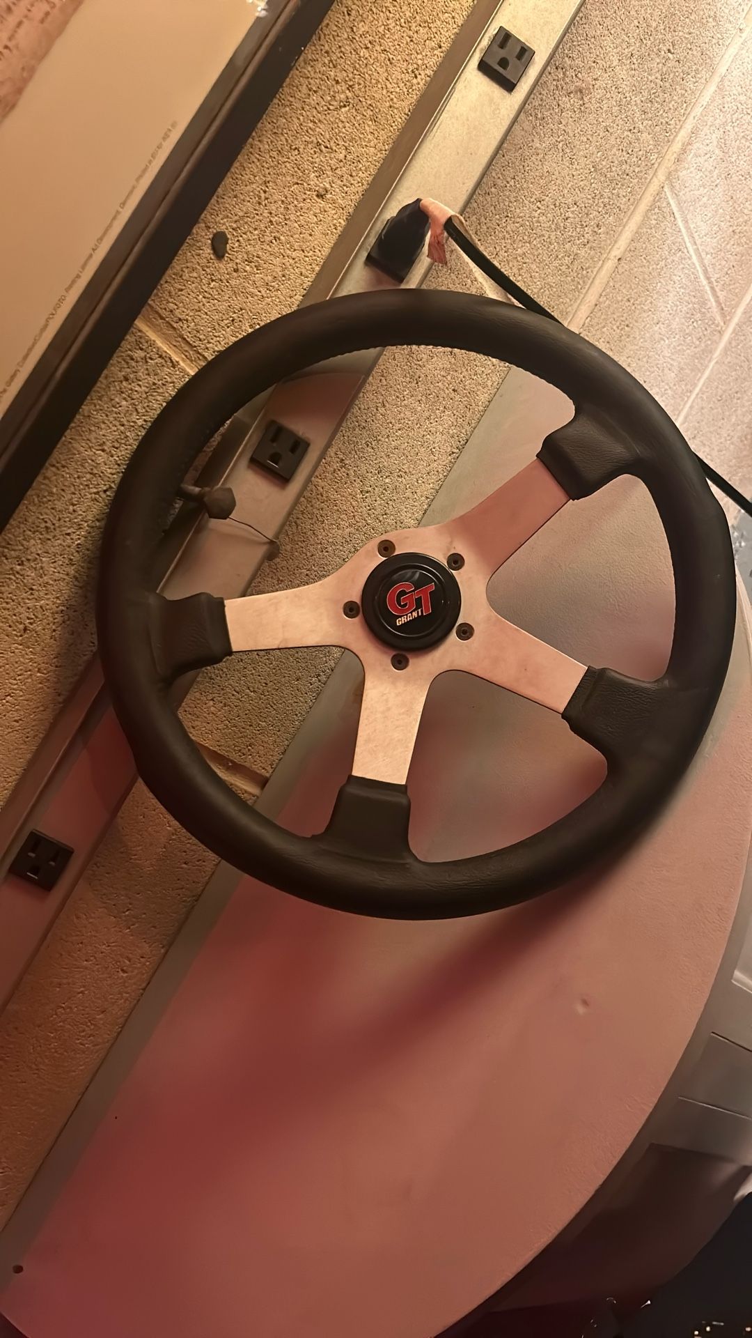 Vintage Aluminum Gt Steering Wheel 07/1987