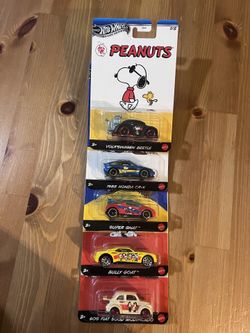 Hot Wheels Charlie Brown (Peanuts) set complete