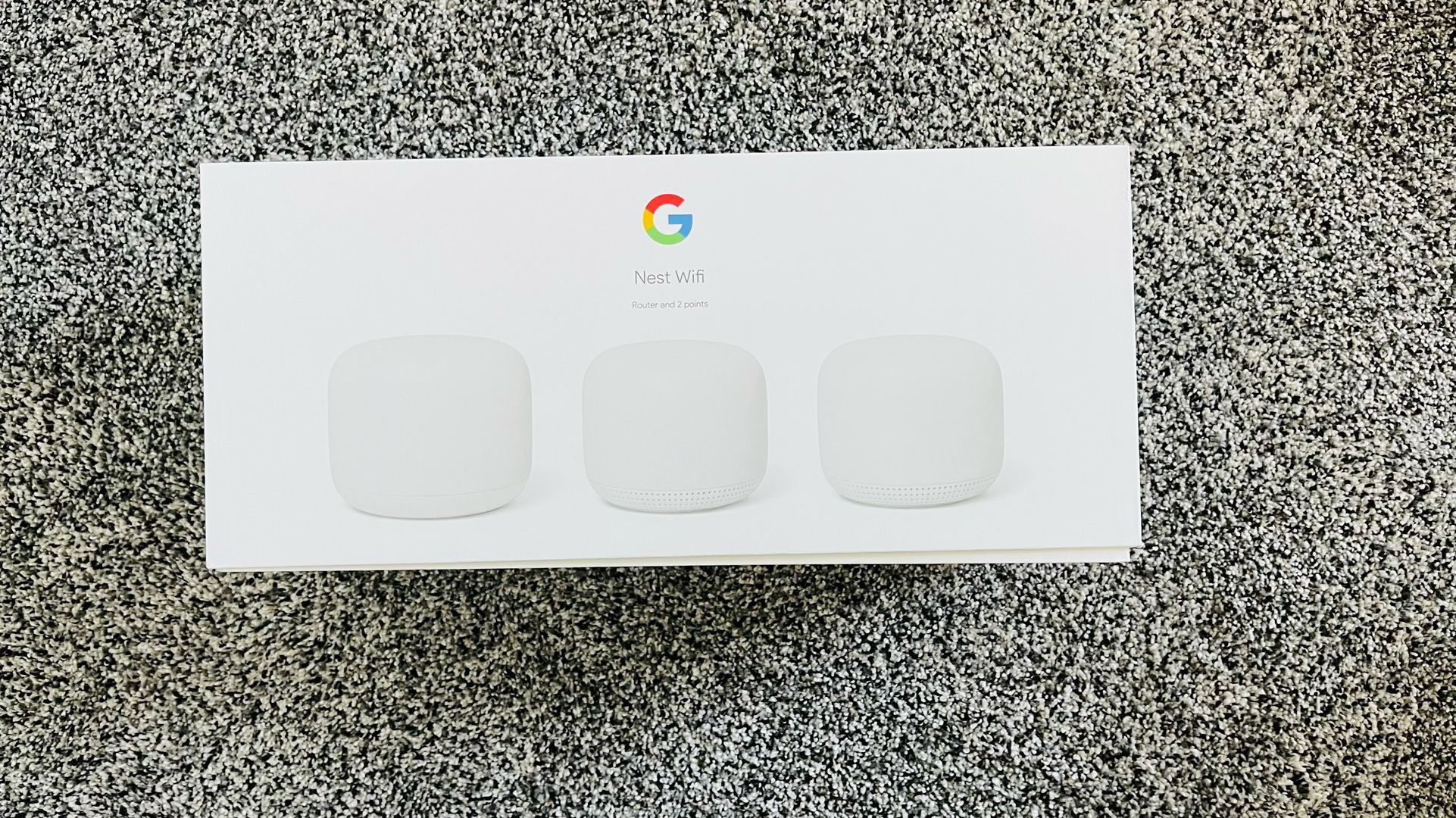 Google Nest Wifi Router and 2 Points | Like New