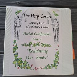 Herbal Certification Course Including Books