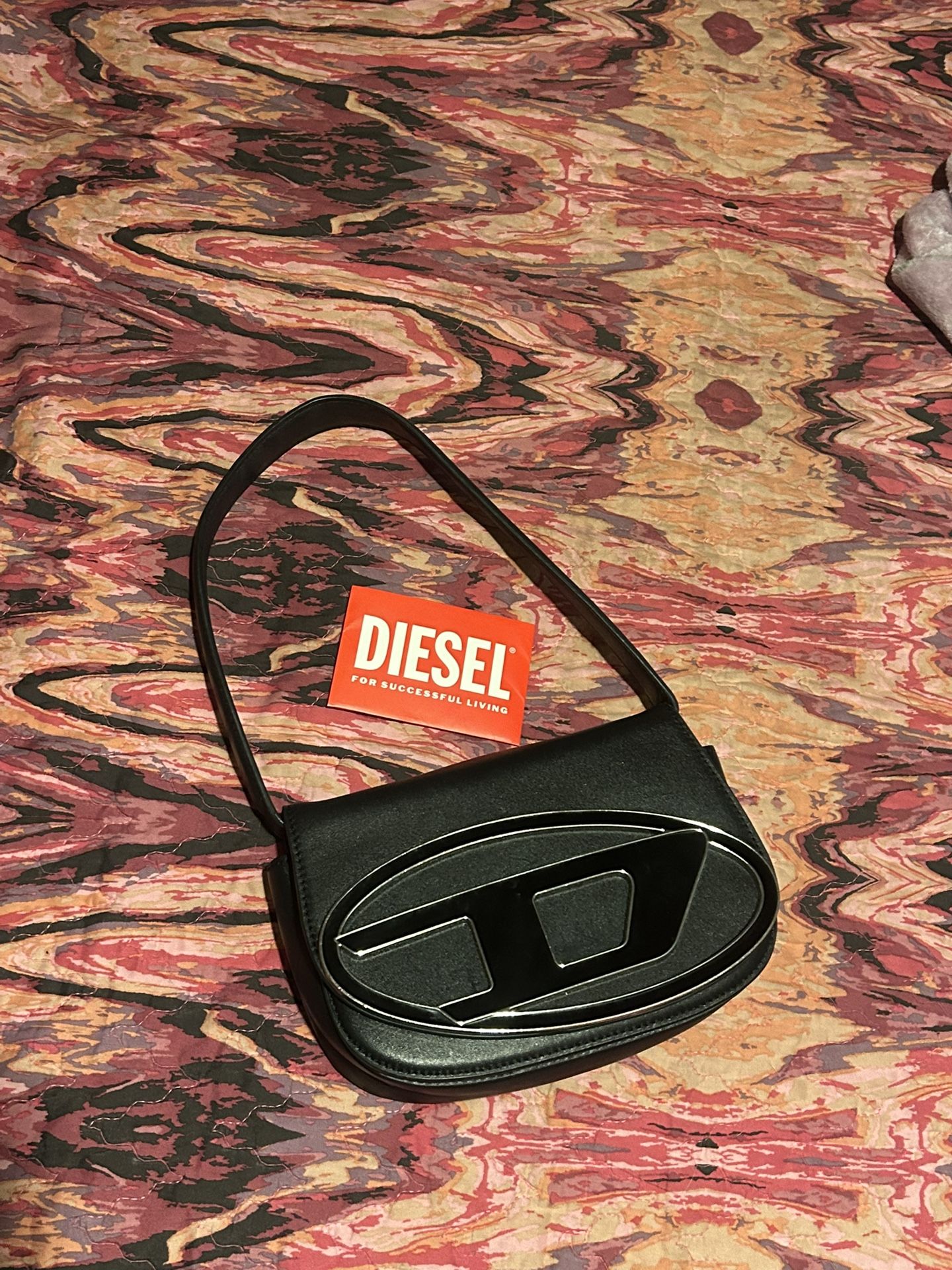 Diesel 1Dr Black Shoulder Bag 
