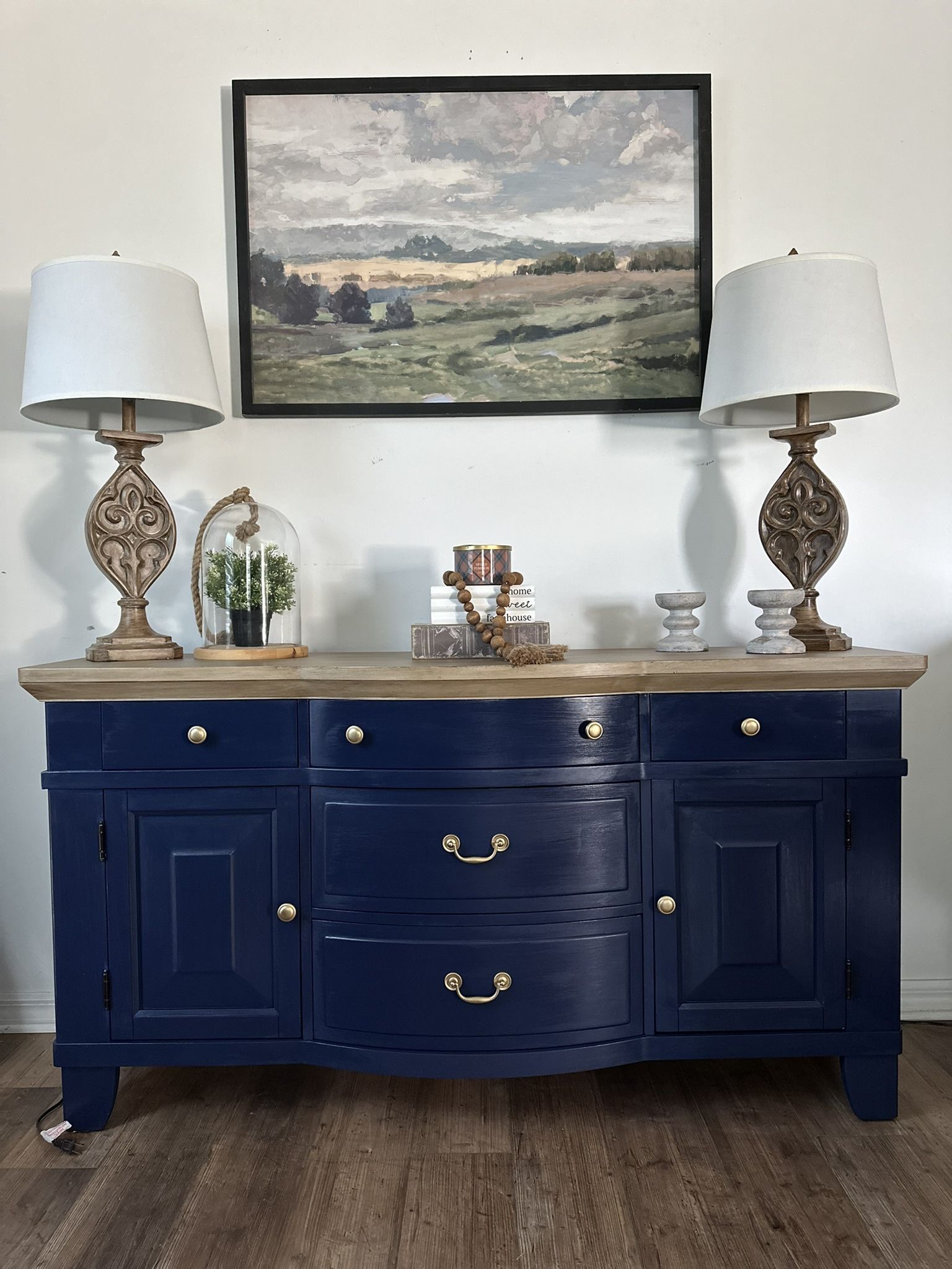 Beautiful modern or coastal style buffet/tv stand